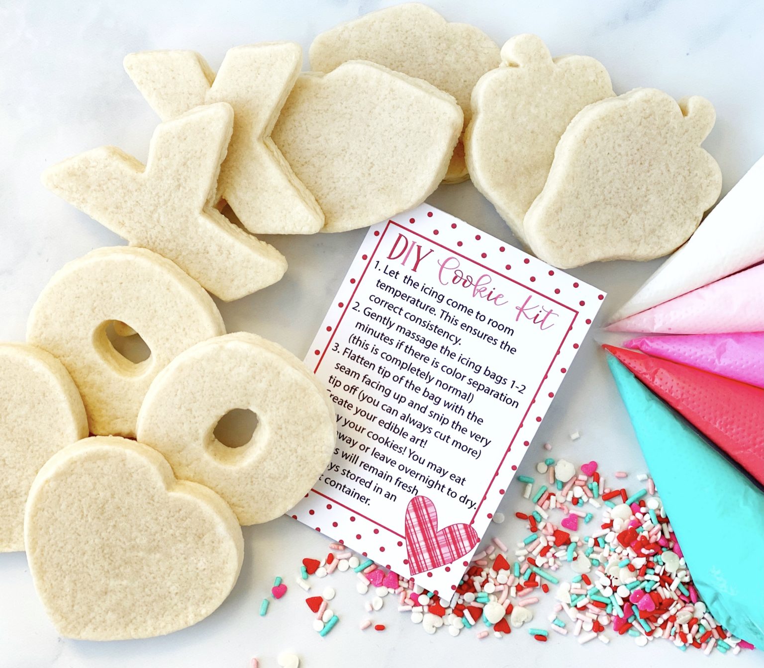 Pre-order: Diy Cookie Kit – Valentine’s Day – Black Market Cookie Co.